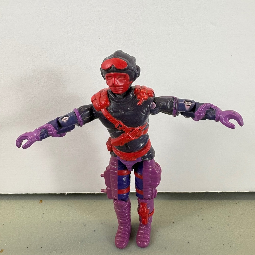 1992 GI Joe Heli-Viper V1 Cobra Battle Copter Trooper Action Figure VTG Tight